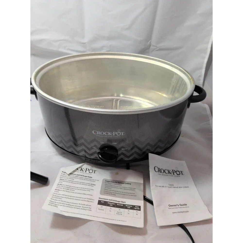 Crock-Pot 7-Quart Manual Slow Cooker Replacement Base Only (Model SCV700-KCC) -